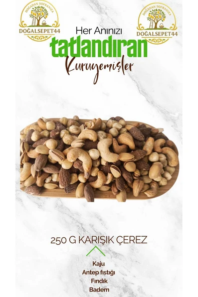 DOĞALSEPET44 Gold Karışık Çerez 250 gr ürün görseli 1