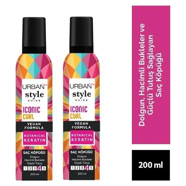 Care Style Guide Köpük Iconıc Curl Güçlü Tutuş 200 ml 2 Adet ürün görseli 1