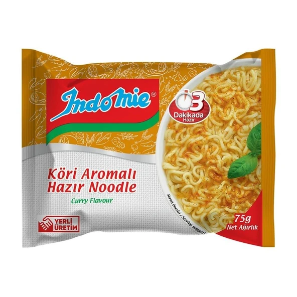 INDOMİE 75 GR HAZIR MAKARNA KÖRİ ÇEŞNİLİ ürün görseli 1