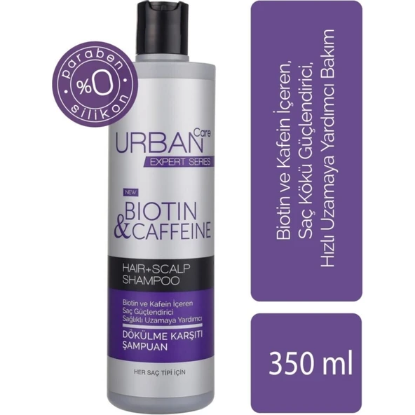 Care Expert Biotin & Caffeine Shampoo 350 ml ürün görseli 1