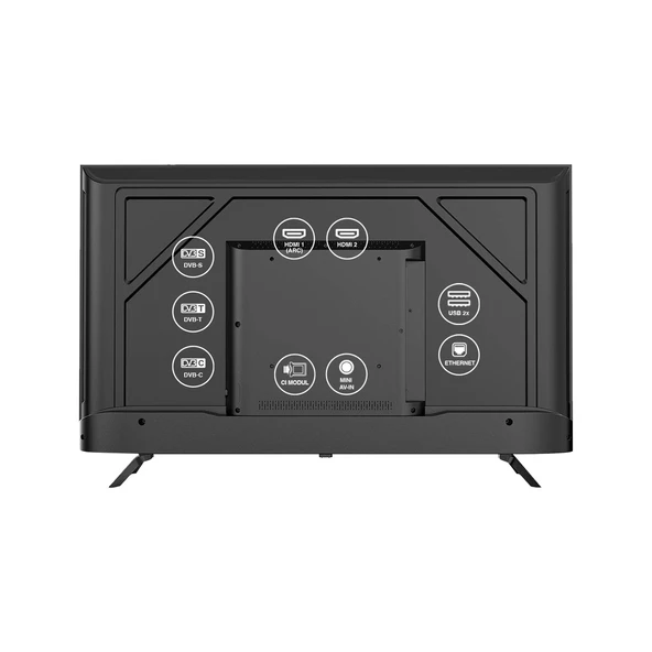 Next YE-43GFSG4 Full HD 43" 109 Ekran Uydu Alıcılı Android Smart LED TV - Resim 6