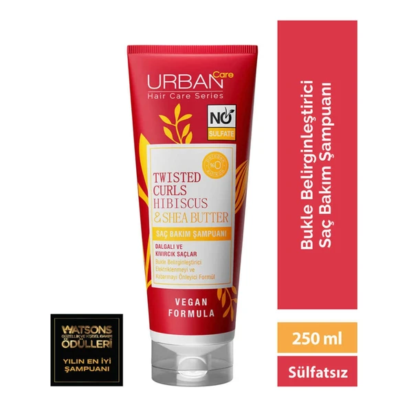 Care Twisted Curls Hibiscus & Shea Butter Saç Bakım Şampuanı 250 ml ürün görseli 1