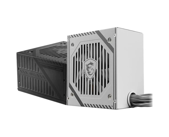 Msı Mag A650bnl Whıte 650w 120mm Fan 80+ Bronze Power Supply ürün görseli 1