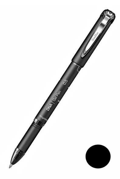 Siyah Pilot Kalem DNA Gel Pen 5 Adet Scrikss Pilot Kalem 0.7 mm Roller Uçlu Pilot Kalem İnce Uçlu Likit Mürekkepli Pilot - Resim 3