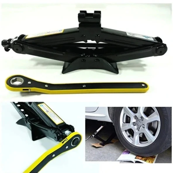 1.5 Ton Cırcır Kollu Kriko - Resim 3