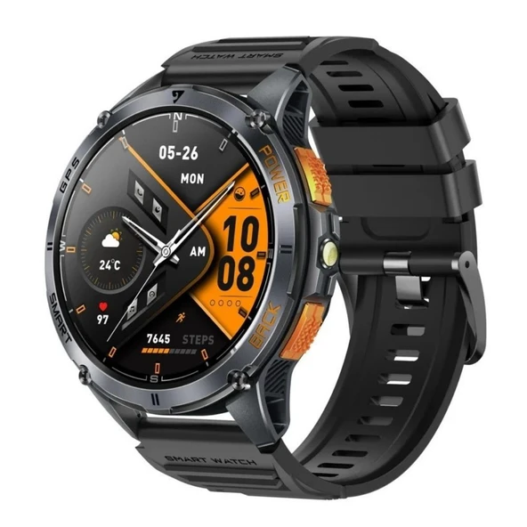 HainoTeko GPS-1 Amoled Ekran Su Geçirmez Akıllı Saat Dahili GPS Dahili Fener ürün görseli 1