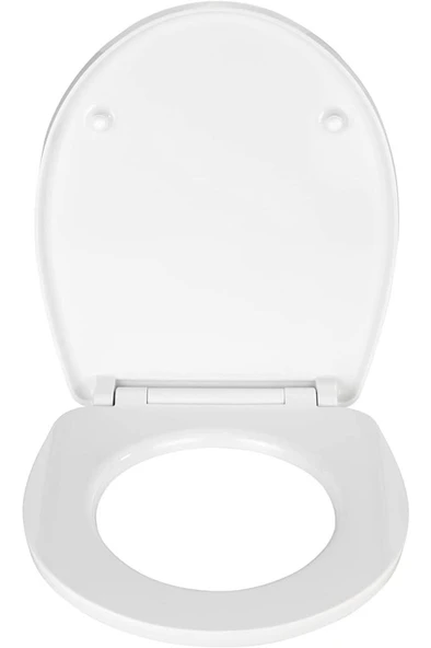 Klozet Kapağı Meditasyon Duroplast Akrilik - Yavaş Kapanan, Hijyenik 38 X 44,5 Cm, Beyaz - Resim 2