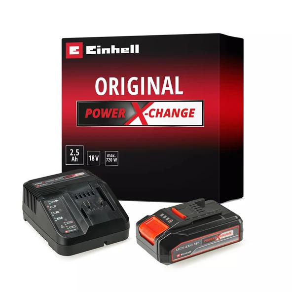 Einhell Set-9 (Einhell TC-MG 18 Li Akülü Raspalama Makinesi+Einhell 18V 2,5 Ah PXC Starter Kit, Akü & Şarj Cihazı) - Resim 3