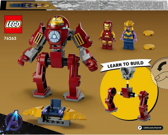 LEGO 76263 Marvel Iron Man Hulkbuster Thanos’a Karşı - Resim 4