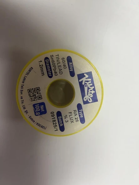 KURTEL 100GR 1,2mm Sn60/Pb40 LEHİM TELİ - Resim 3