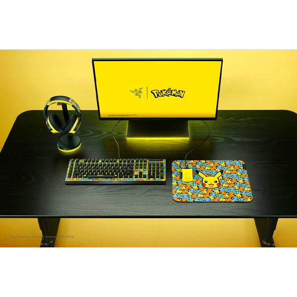 Razer BlackWidow V4 X Pokemon Edition Green Switch Kablolu Gaming Klavye RZ03-04704200-R3M1 - Resim 4