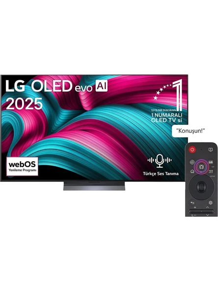 LG OLED83C54LA 83'' 210 Ekran Uydu Alıcılı 4k Ultra HD Smart webOS OLED evo TV ürün görseli 1
