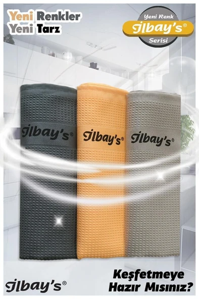 İlbay's Mikrofiber Temizlik Bezi 42x68 cm 3'lü Yeni ürün görseli 1
