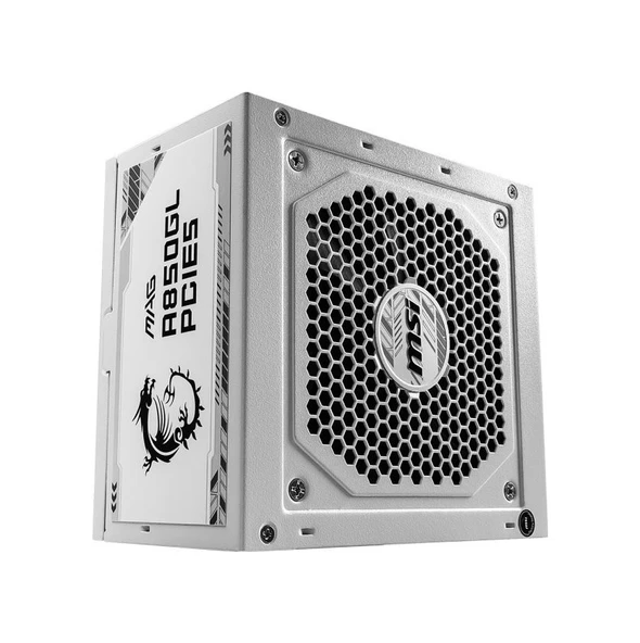 MSI MAG A850GL PCIE5 850W 80+ Gold Full Modüler Güç Kaynağı Beyaz - Resim 3