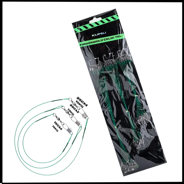 Uyguna-Yakala 72'li Kartela Set Klipsli Fırdöndülü Çelik Tel - MAL.456 ürün görseli 1