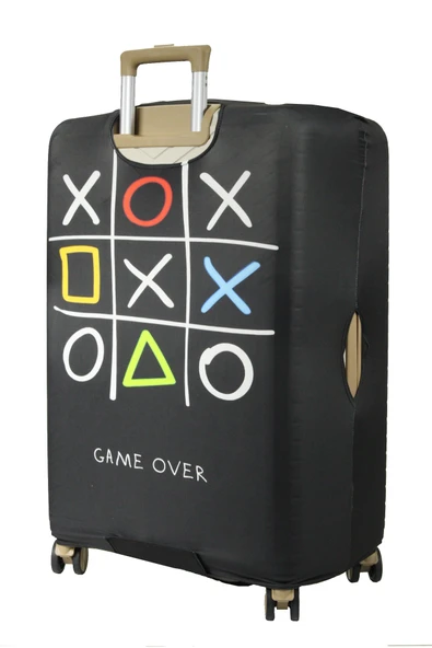 (My#154 GAME OVER) VALİZ İÇİN KILIF - Resim 3