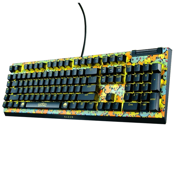Razer BlackWidow V4 X Pokemon Edition Green Switch Kablolu Gaming Klavye RZ03-04704200-R3M1 - Resim 3