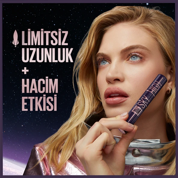 Lash Sensational Sky High Plum Twilight Maskara - Resim 5