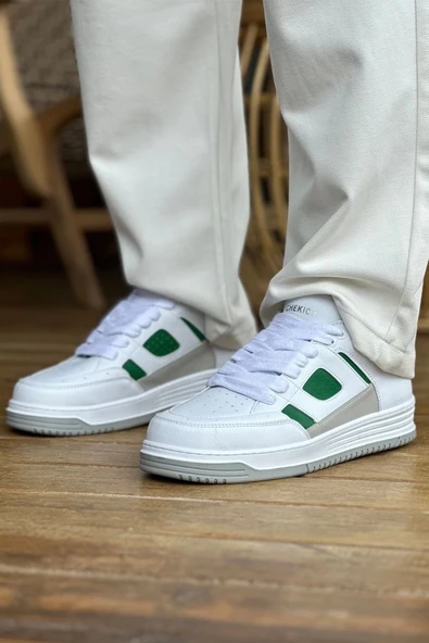 Ch2410 Cbt Avax Erkek Beyaz/yesil Erkek Spor Ayakkabı - Resim 2