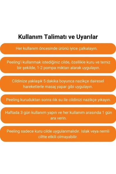Yüz Ve Vücut Için Peeling | Cildi Ölü Hücrelerden Arındırır | Işıltı Verir - Resim 2