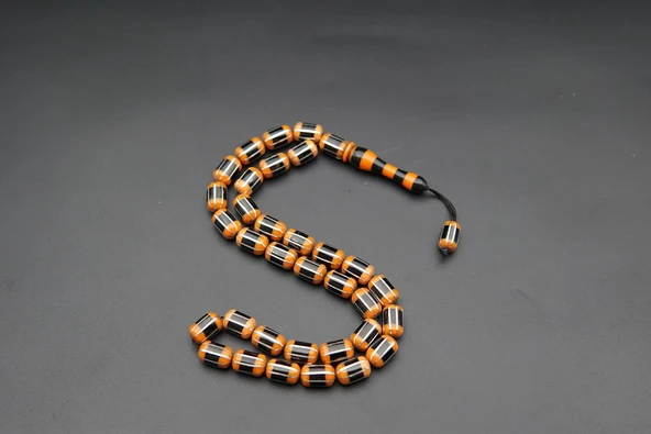 8'li Yarma Oltu Taşı Tesbih st000158 - Resim 5