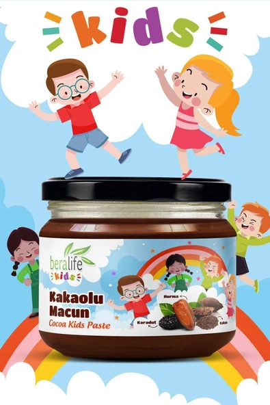 Kids Kakaolu Macun - Çocuklar Için Kakaolu Kids Macun 300gr - Resim 3