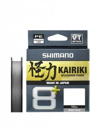 Shimano Line Kairiki 8+ 150m 0.16mm 9.8kg Grey ürün görseli 1