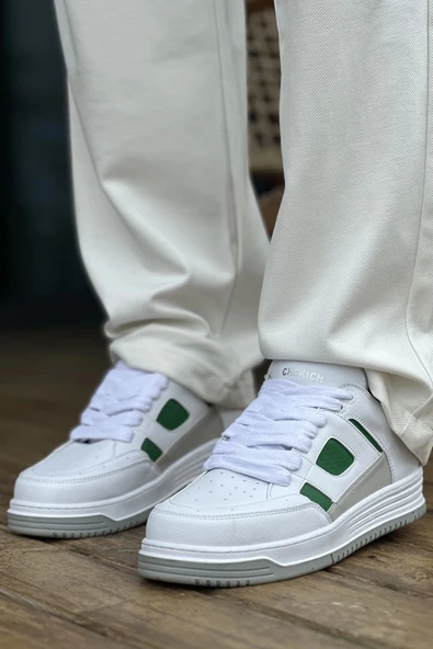 Ch2410 Cbt Avax Erkek Beyaz/yesil Erkek Spor Ayakkabı - Resim 4