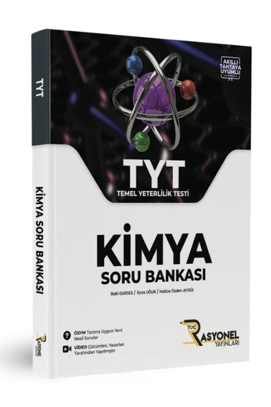 Tyt Kimya Soru Bankası (YAZARLARINDAN VİDEO ÇÖZÜMLÜ) ürün görseli 1