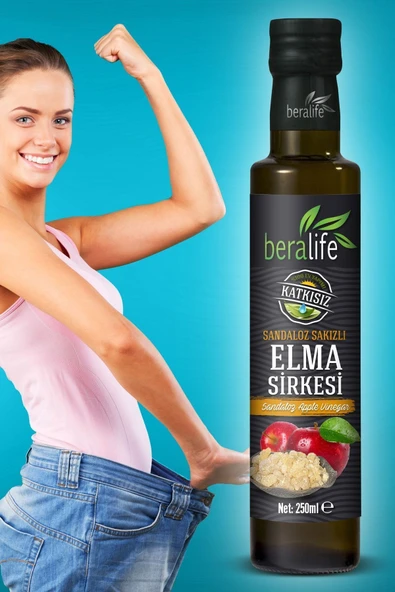 Sandaloz Sakızlı Elma Sirkesi - 250 ml Sandaloz Sakızlı Elma Sirkesi ürün görseli 1