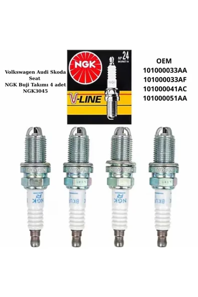 NGK Seat Cordoba Buji Seti 1.6 Motor Ngk 1997-2003 ürün görseli 1