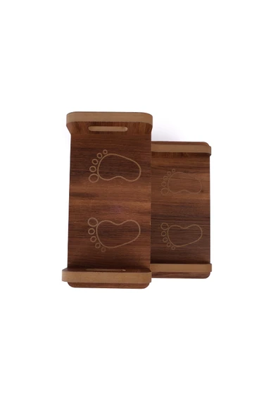 Ahşap Montessori Eğitici Kaymaz Çocuk Basamak-Tabure Banyo, Lavabo Merdiven Yükseltici - Resim 6