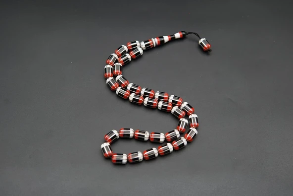 8'li Yarma Oltu Taşı Tesbih st000160 - Resim 2