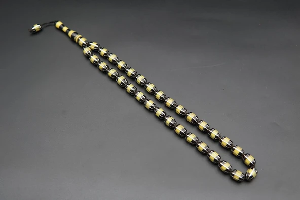 8'li Yarma Oltu Taşı Tesbih st000159 - Resim 6