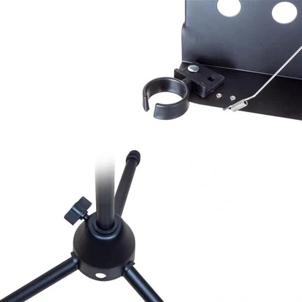 Magicvoice 70 Cm - 140 Cm Çift Mikrofon Tutacaklı Nota Sehpası - Resim 3