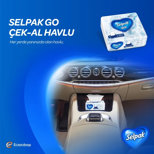 Go Çek-Al Havlu 12*50 Yaprak - Resim 5