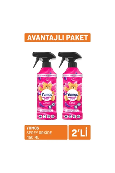Yumoş Yumoş Sprey Orkide 2 X 450 Ml ürün görseli 1