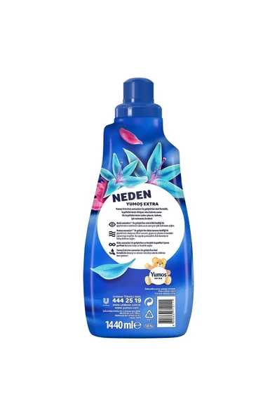 Unilever Yumoş Extra Konsantre Çamaşır Yumuşatıcısı Kalıcı Koku Renkliler Için Lilyum 1440 Ml 60 Yıkama - Resim 7