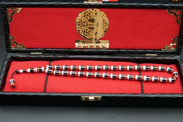 8'li Yarma Oltu Taşı Tesbih st000160 - Resim 7