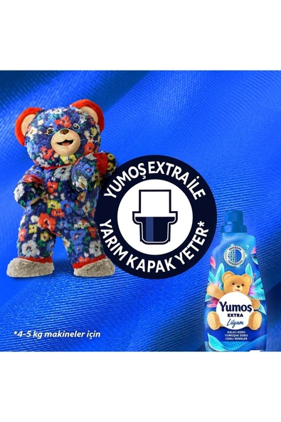 Unilever Yumoş Extra Konsantre Çamaşır Yumuşatıcısı Kalıcı Koku Renkliler Için Lilyum 1440 Ml 60 Yıkama - Resim 6