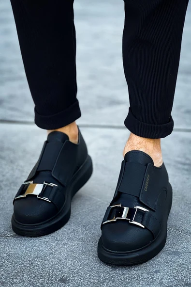 Ch297 Cst Verona Erkek Ayakkabı Siyah Erkek Günlük Ayakkabı - Resim 3