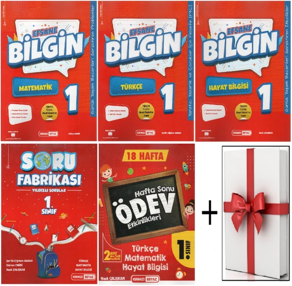 Kırmızı Beyaz Efsane Bilgin 1. Sınıf 2. Dönem Set (5 Kitap) ürün görseli 1
