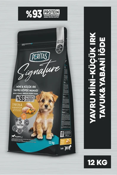 PERİTAS Signature Tavuklu Yavru Köpek Küçük Irk - 12 kg ürün görseli 1