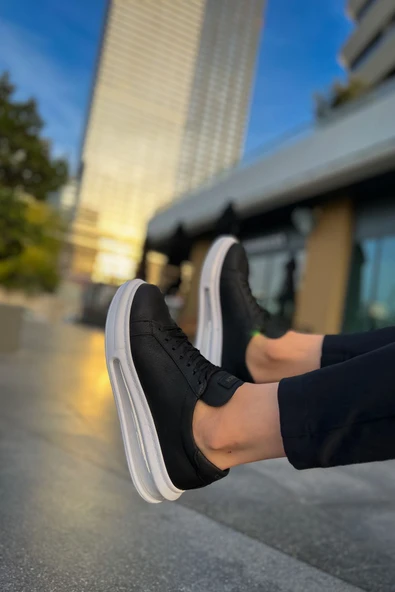 Ch271 Cbt Ariaso Erkek Ayakkabı Siyah Erkek Günlük Ayakkabı - Resim 4