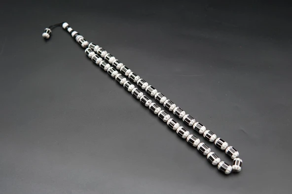 8'li Yarma Oltu Taşı Tesbih st000161 ürün görseli 1