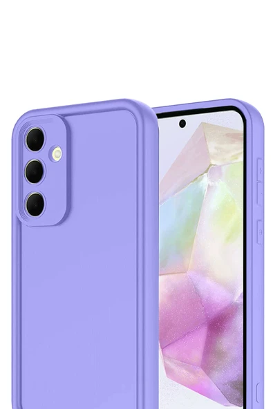 TechnoGuru Samsung Galaxy A17 5G Kılıf Kenarları Yükseltili Soft Viera Premium Silikon Kapak - Resim 2