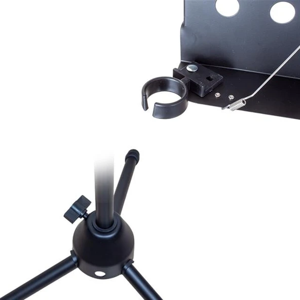 Magicvoice 70 Cm - 140 Cm Çift Mikrofon Tutacaklı Nota Sehpası - Resim 3