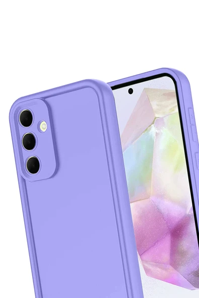 TechnoGuru Samsung Galaxy A17 5G Kılıf Kenarları Yükseltili Soft Viera Premium Silikon Kapak - Resim 3