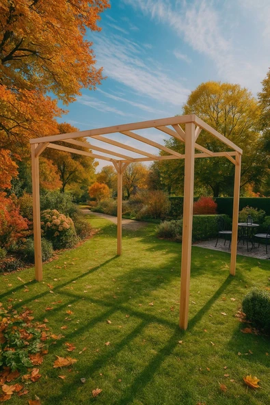 DEKORELA AHŞAP EKO PERGOLE TENTE ÇARDAK - Resim 3