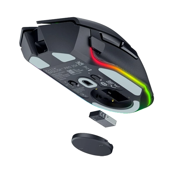 Razer Basilisk V3 Pro 35K RGB Siyah Kablosuz Gaming Mouse RZ01-05240100-R3G1 - Resim 3